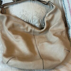 Chic Cream Hobo Bag